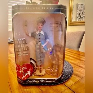Mattel I Love Lucy Barbie Doll Lucy Does A TV Commercial